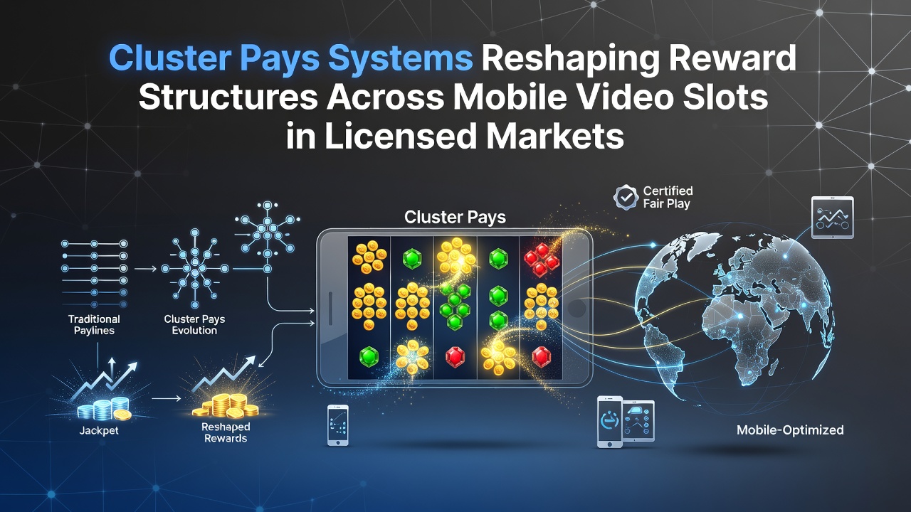 Cluster pays systemen in mobiele videoslots