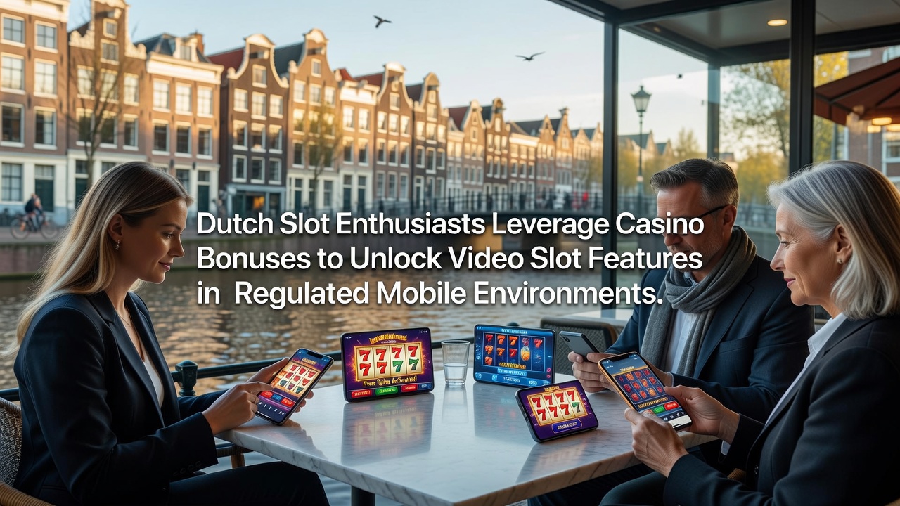 Nederlandse spelers die mobiele video slots met bonus features gebruiken in een gereguleerde omgeving
