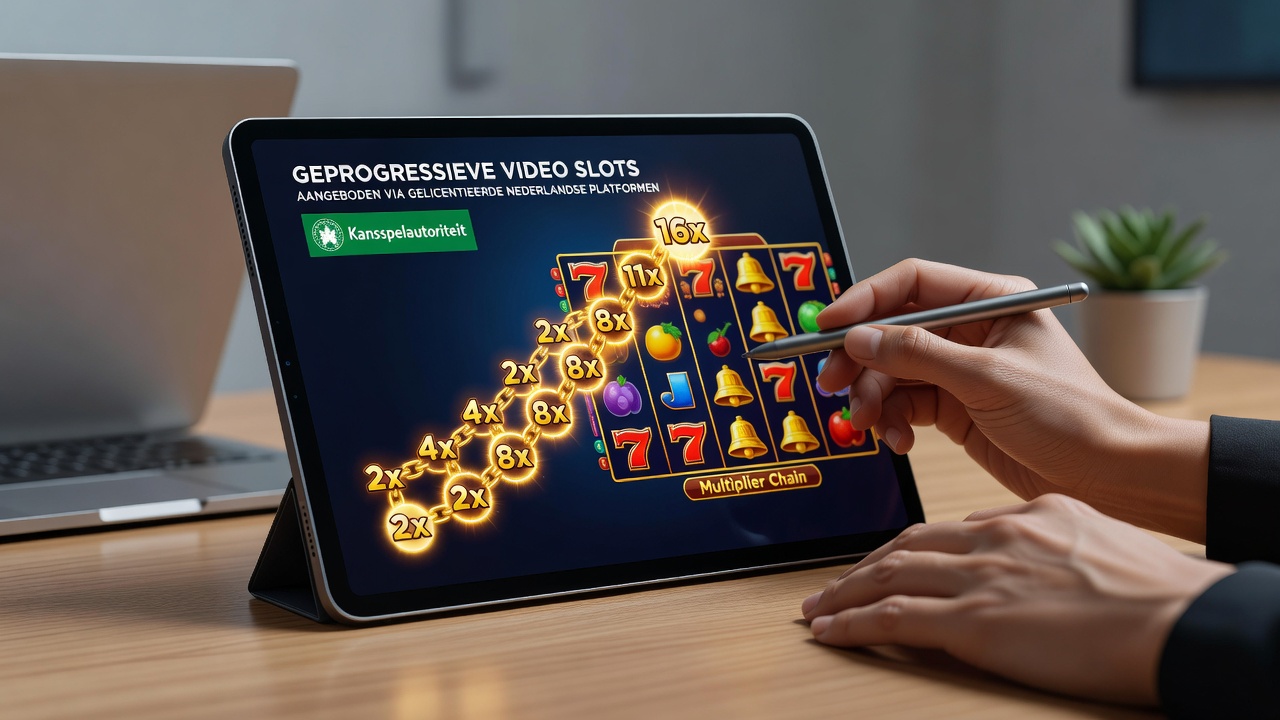 Progressieve videoslots met multiplierketens op Nederlandse platforms
