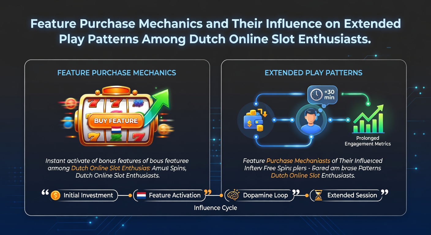 Overzicht van feature aankoopopties in moderne Nederlandse online slots met bonus buy knoppen en statistieken