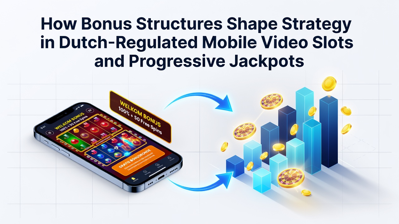 Progressieve jackpot slot met mobiele interface en bonus indicatoren