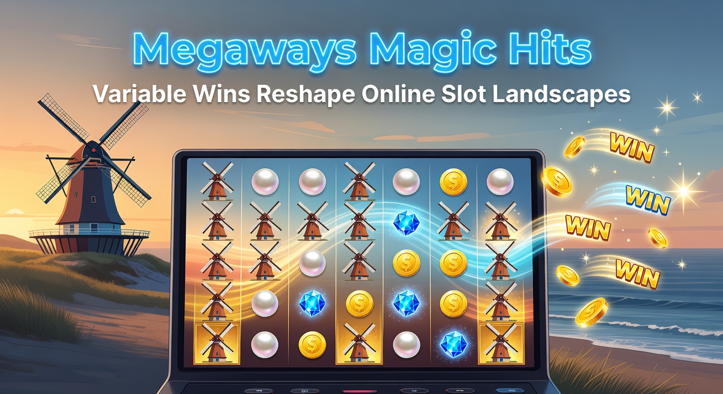 Schermafbeelding van een Megaways slot met expanderende rollen en talloze winlijnen, typisch voor de dynamische gameplay