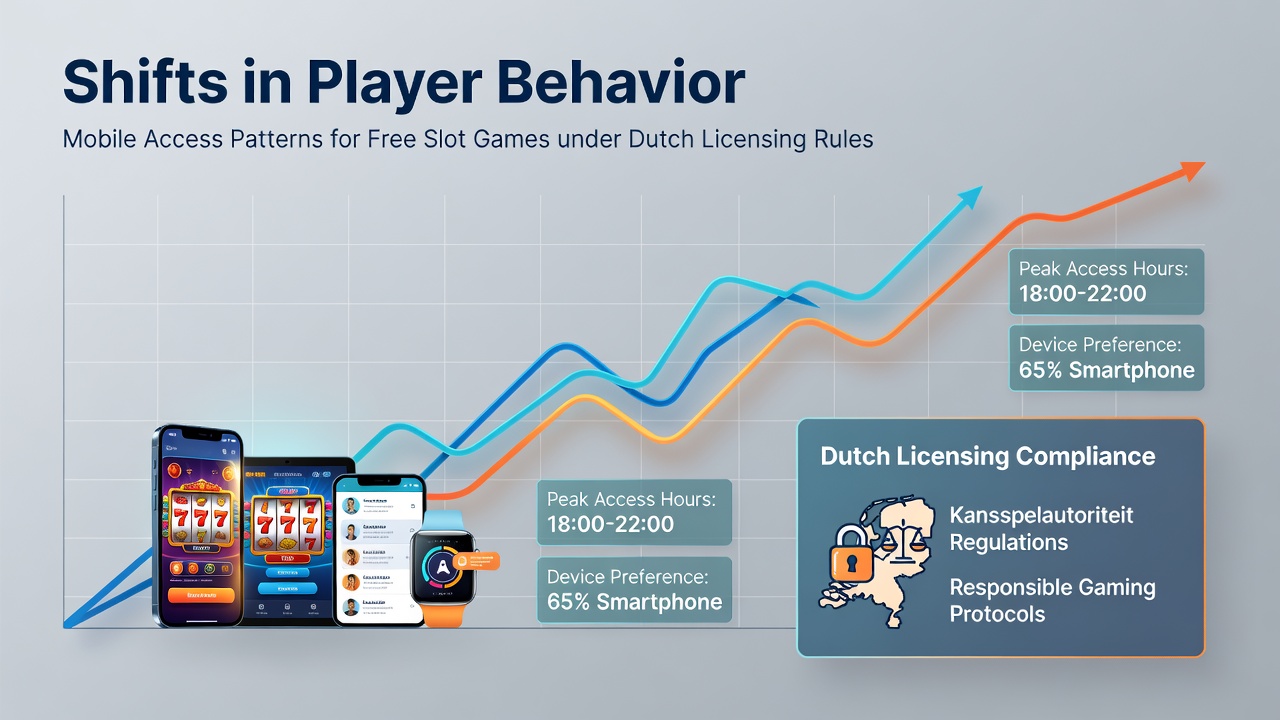Analyse van mobiele toegang toont toename in korte sessies voor gratis slots onder Nederlandse regels