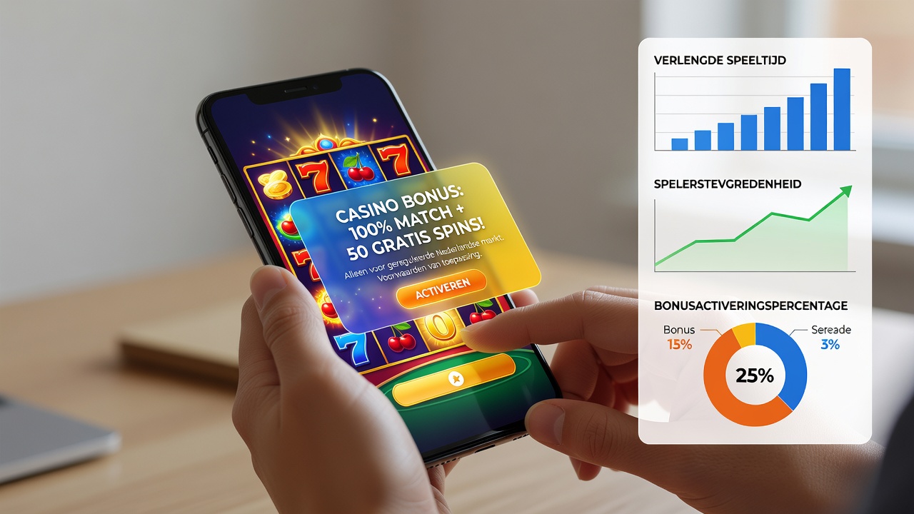 Analyse van mobiele slot sessies met bonus data in Nederland